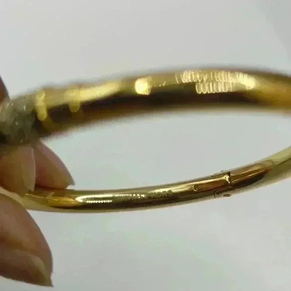 Michael Kors Gold Tone Park Ave Pave Bracelet - Picture 3 of 4